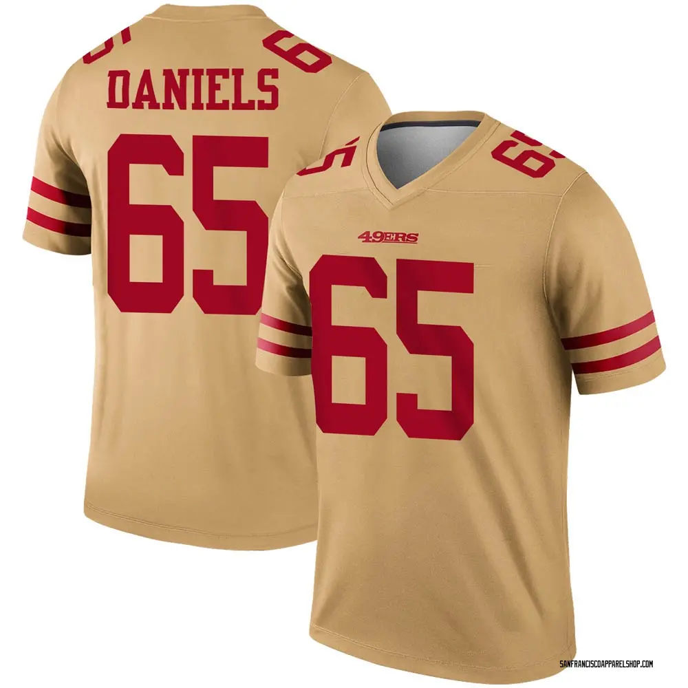 San Francisco 49ers Men's Darrion Daniels Legend Inverted Jersey - Gold ...