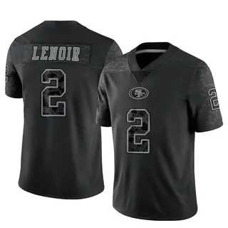 San Francisco 49ers Men's Deommodore Lenoir Limited Reflective Jersey - Black