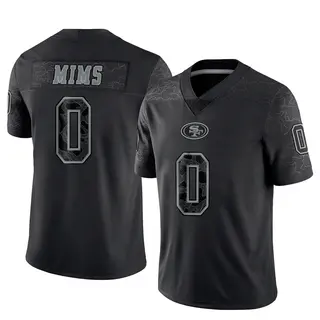 San Francisco 49ers Men's Jordan Mims Limited Reflective Jersey - Black