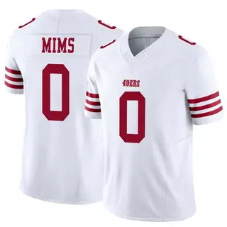 San Francisco 49ers Men's Jordan Mims Limited Vapor F.U.S.E. Jersey - White