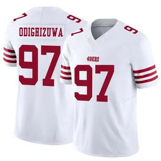 San Francisco 49ers Men's Osa Odighizuwa Limited Vapor F.U.S.E. Jersey - White