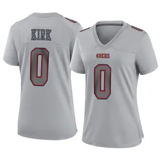 San Francisco 49ers Women's Christian Kirk Game Atmosphere Fashion Jersey - Gray