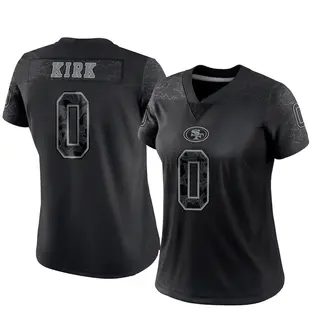 San Francisco 49ers Women's Christian Kirk Limited Reflective Jersey - Black