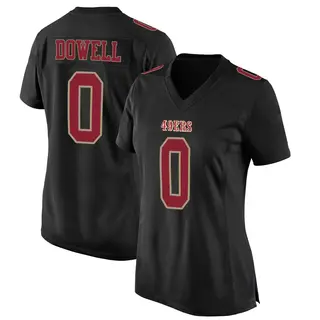 San Francisco 49ers Women's Colton Dowell Game Fashion Jersey - Black