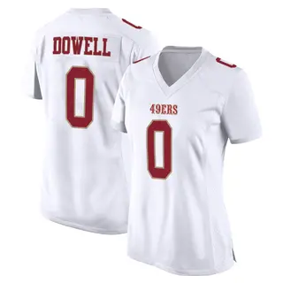 San Francisco 49ers Women's Colton Dowell Game Fashion Jersey - White