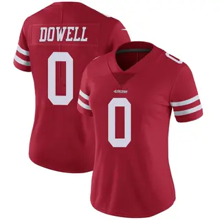 San Francisco 49ers Women's Colton Dowell Limited Team Color Vapor Untouchable Jersey - Red