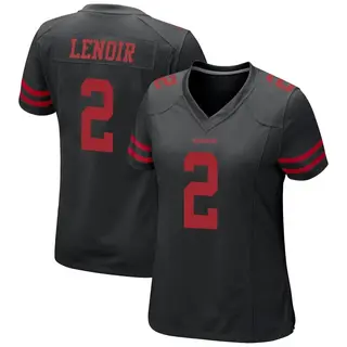 San Francisco 49ers Women's Deommodore Lenoir Game Alternate Jersey - Black