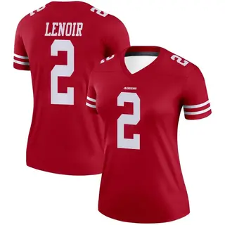 San Francisco 49ers Women's Deommodore Lenoir Legend Jersey - Scarlet