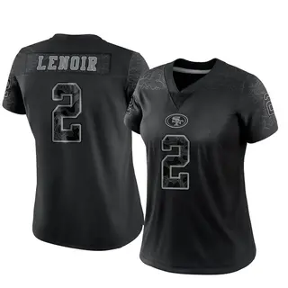 San Francisco 49ers Women's Deommodore Lenoir Limited Reflective Jersey - Black