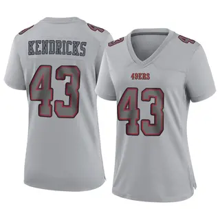 San Francisco 49ers Women's Eric Kendricks Game Atmosphere Fashion Jersey - Gray