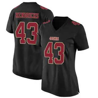 San Francisco 49ers Women's Eric Kendricks Game Fashion Jersey - Black