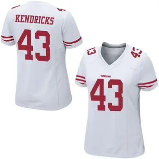 San Francisco 49ers Women's Eric Kendricks Game Jersey - White