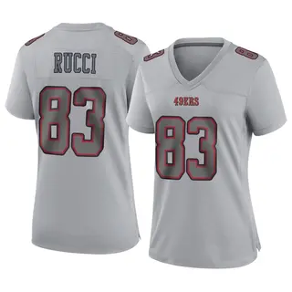 San Francisco 49ers Women's Hayden Rucci Game Atmosphere Fashion Jersey - Gray