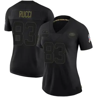 San Francisco 49ers Women's Hayden Rucci Limited 2020 Salute To Service Jersey - Black