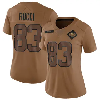 San Francisco 49ers Women's Hayden Rucci Limited 2023 Salute To Service Jersey - Brown