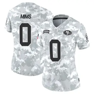 San Francisco 49ers Women's Jordan Mims Limited Francisco 2024 Salute to Service Jersey - Arctic Camo