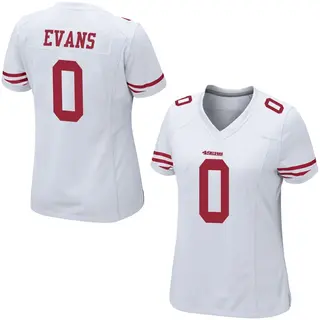 San Francisco 49ers Women's Mike Evans Game Jersey - White