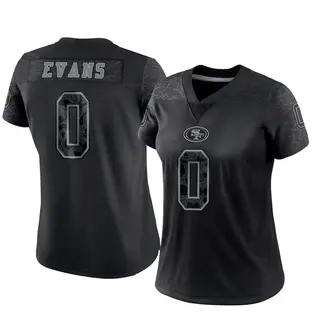 San Francisco 49ers Women's Mike Evans Limited Reflective Jersey - Black