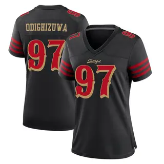 San Francisco 49ers Women's Osa Odighizuwa Game 2025 Rivalries Collection Jersey - Black