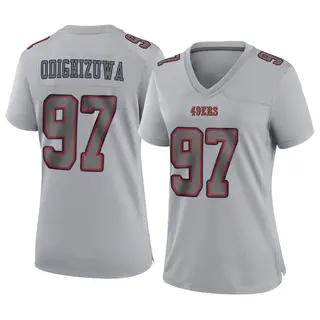 San Francisco 49ers Women's Osa Odighizuwa Game Atmosphere Fashion Jersey - Gray