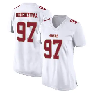 San Francisco 49ers Women's Osa Odighizuwa Game Fashion Jersey - White
