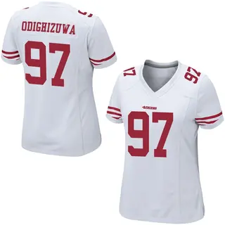 San Francisco 49ers Women's Osa Odighizuwa Game Jersey - White