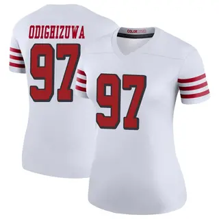 San Francisco 49ers Women's Osa Odighizuwa Legend Color Rush Jersey - White