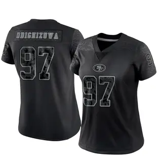 San Francisco 49ers Women's Osa Odighizuwa Limited Reflective Jersey - Black