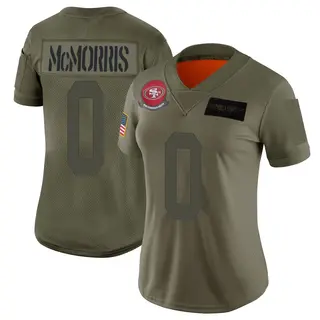 San Francisco 49ers Women's Patrick McMorris Limited 2019 Salute to Service Jersey - Camo