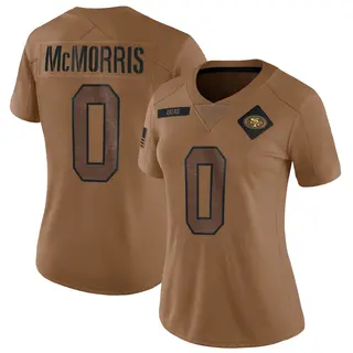 San Francisco 49ers Women's Patrick McMorris Limited 2023 Salute To Service Jersey - Brown