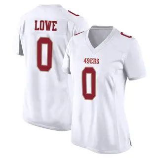 San Francisco 49ers Women's Vederian Lowe Game Fashion Jersey - White