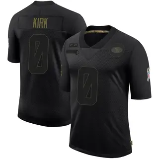 San Francisco 49ers Youth Christian Kirk Limited 2020 Salute To Service Jersey - Black