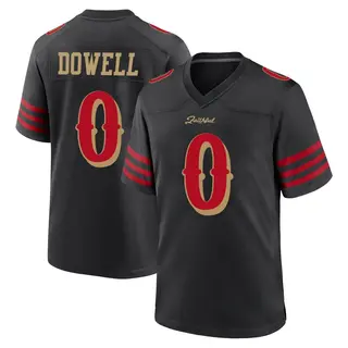 San Francisco 49ers Youth Colton Dowell Game 2025 Rivalries Collection Jersey - Black