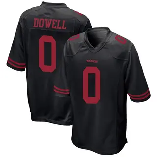 San Francisco 49ers Youth Colton Dowell Game Alternate Jersey - Black