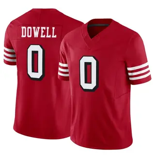 San Francisco 49ers Youth Colton Dowell Limited Alternate Vapor F.U.S.E. Jersey - Scarlet
