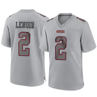 San Francisco 49ers Youth Deommodore Lenoir Game Atmosphere Fashion Jersey - Gray