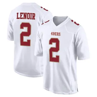 San Francisco 49ers Youth Deommodore Lenoir Game Fashion Jersey - White