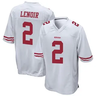 San Francisco 49ers Youth Deommodore Lenoir Game Jersey - White