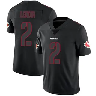 San Francisco 49ers Youth Deommodore Lenoir Limited Jersey - Black Impact