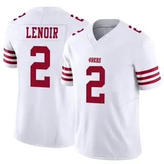 San Francisco 49ers Youth Deommodore Lenoir Limited Vapor F.U.S.E. Jersey - White