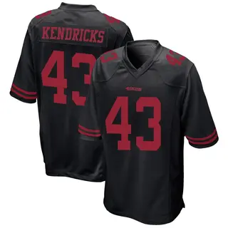 San Francisco 49ers Youth Eric Kendricks Game Alternate Jersey - Black