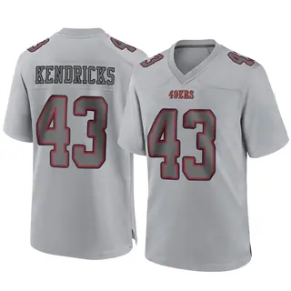 San Francisco 49ers Youth Eric Kendricks Game Atmosphere Fashion Jersey - Gray