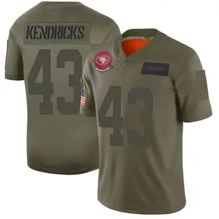 San Francisco 49ers Youth Eric Kendricks Limited 2019 Salute to Service Jersey - Camo
