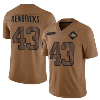San Francisco 49ers Youth Eric Kendricks Limited 2023 Salute To Service Jersey - Brown