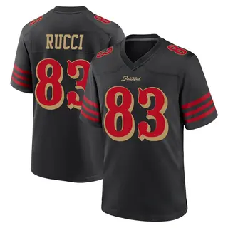 San Francisco 49ers Youth Hayden Rucci Game 2025 Rivalries Collection Jersey - Black