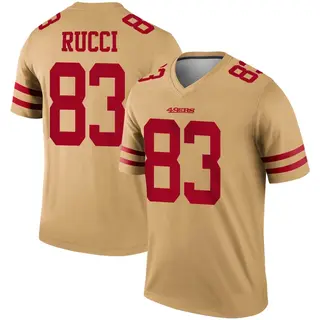 San Francisco 49ers Youth Hayden Rucci Legend Inverted Jersey - Gold