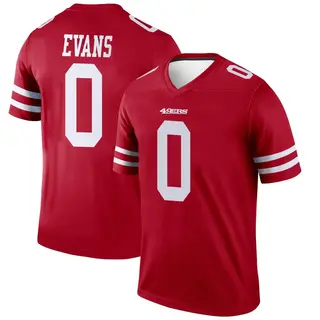 San Francisco 49ers Youth Mike Evans Legend Jersey - Scarlet