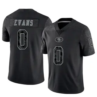 San Francisco 49ers Youth Mike Evans Limited Reflective Jersey - Black