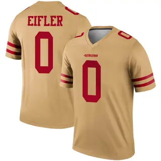 San Francisco 49ers Youth Milo Eifler Legend Inverted Jersey - Gold