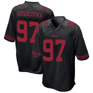 San Francisco 49ers Youth Osa Odighizuwa Game Alternate Jersey - Black
